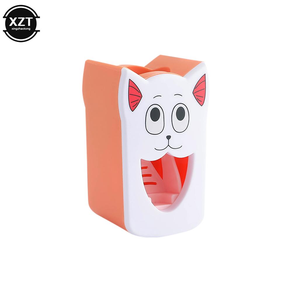 

Настенный автоматический дозатор зубной пасты, выдавливание зубной пасты, артефакт, детский креативный выдавливатель зубной пасты, бесплатная стойка для зубной пасты оранжевый