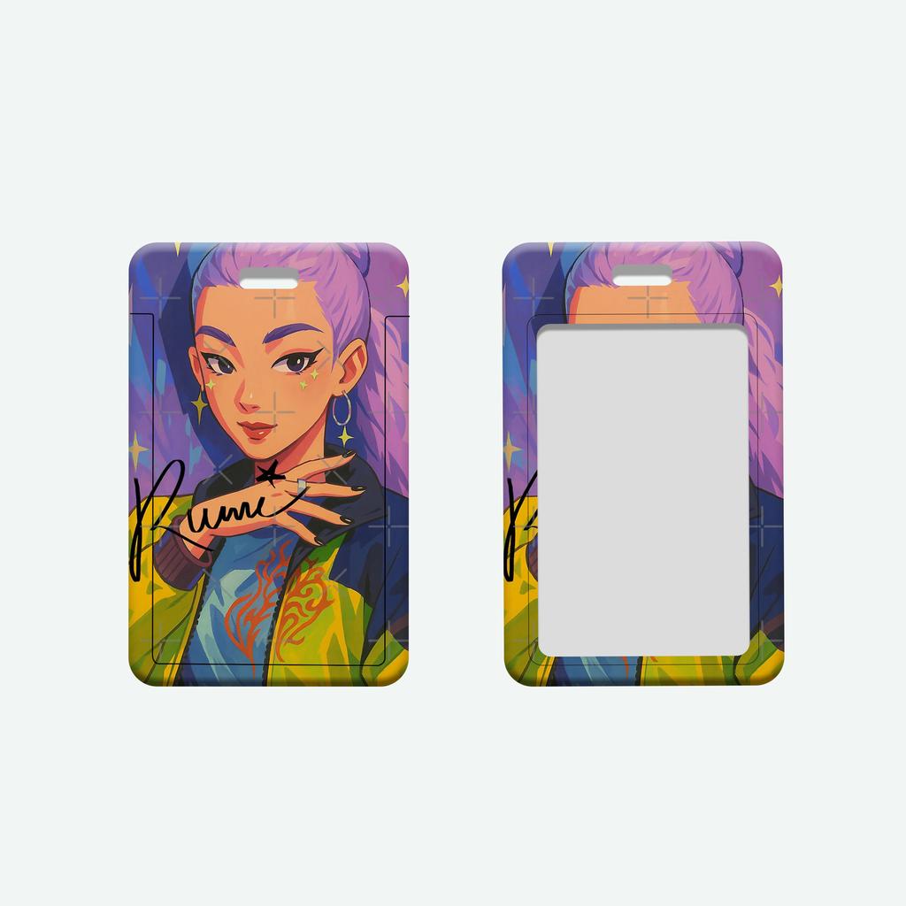 Herren Gruppe Cartoon Kartenset Studentenausweis Set Bus Essenskarte Anstecknadel Studenten Essenskarte