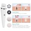 Multifunctional Waterproof Rotating Electric Facial Cleansing & Massage Brush - 4-in-1 Pore Cleaner
