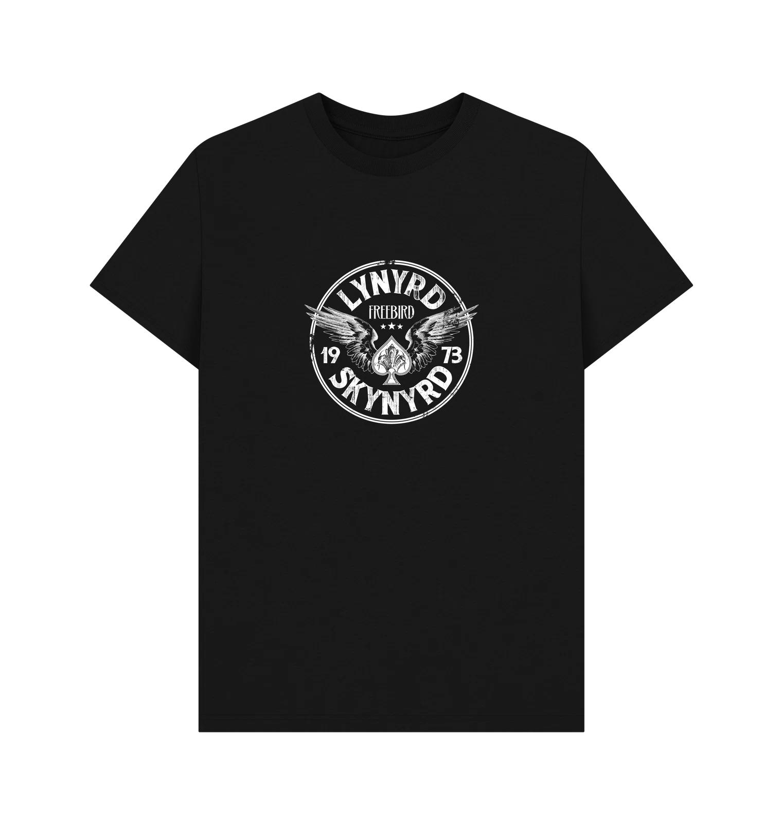 PREMIUM OFFICIAL Lynyrd Skynyrd Lynyrd Skynyrd Freebird Print Black T-Shirt L
