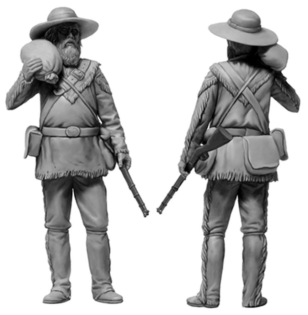 Master Box Indická válka 3 Obchod s kožešinami Britští domorodí lovci 18. století Plastový model MB35222 1/35 Vojáci, Američané, č. 4