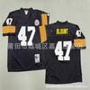 Pittsburgh Steelers Vintage NFL Football Jersey Men Cotton Embroidered Training Shirt Rugby Sport Wear