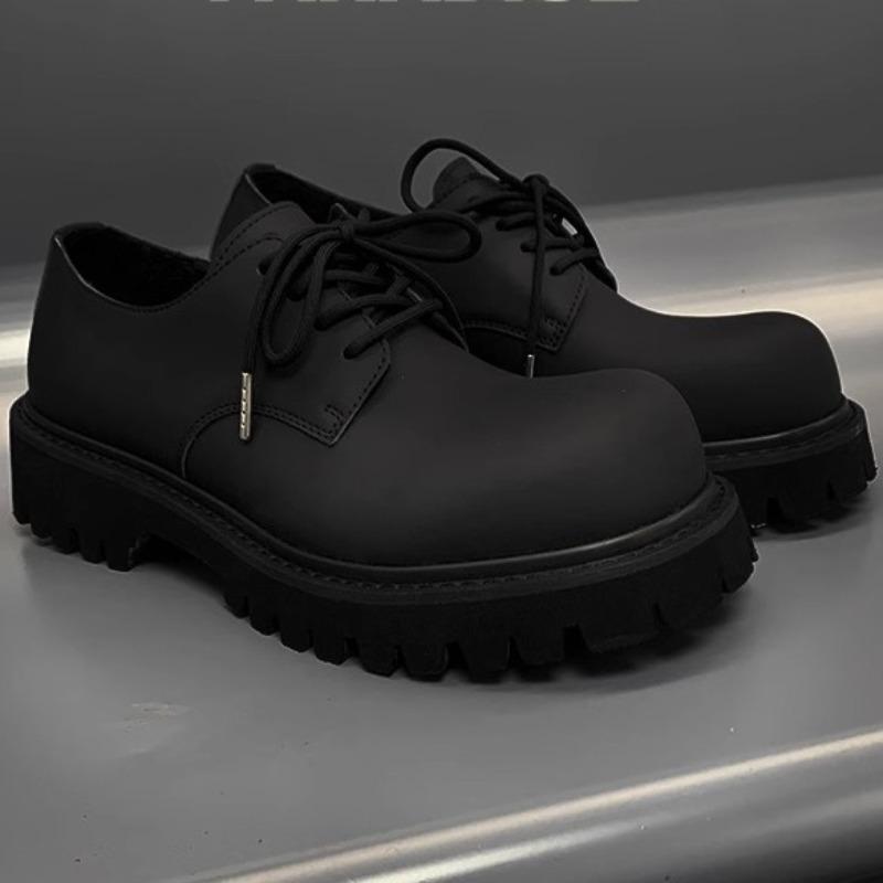 

Derby Shoes Men s High-end Leather Men s 2024 New One Foot Slip Le Fu Shoes Formal Business Casual Men s Shoes Trendy 37