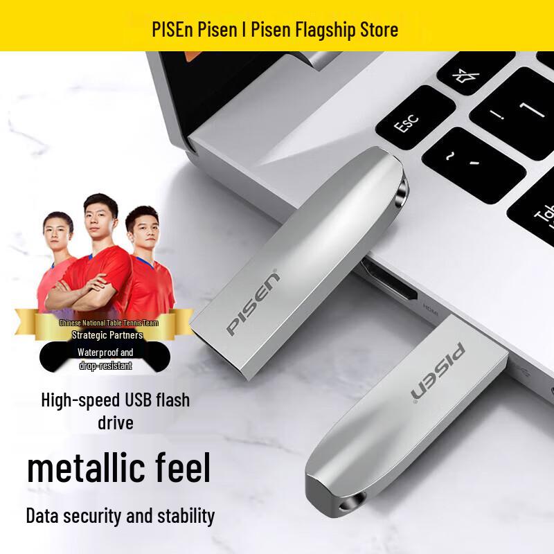 PISEN USB 2.0 Classic Metal Flash Drive