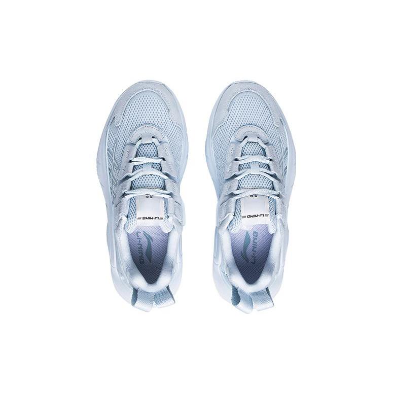 New LiNing Nebula 2K Anti Slip Wear Resistant Low Top Sports Casual Shoes Women's Clear Sky Blue AGCT078-2