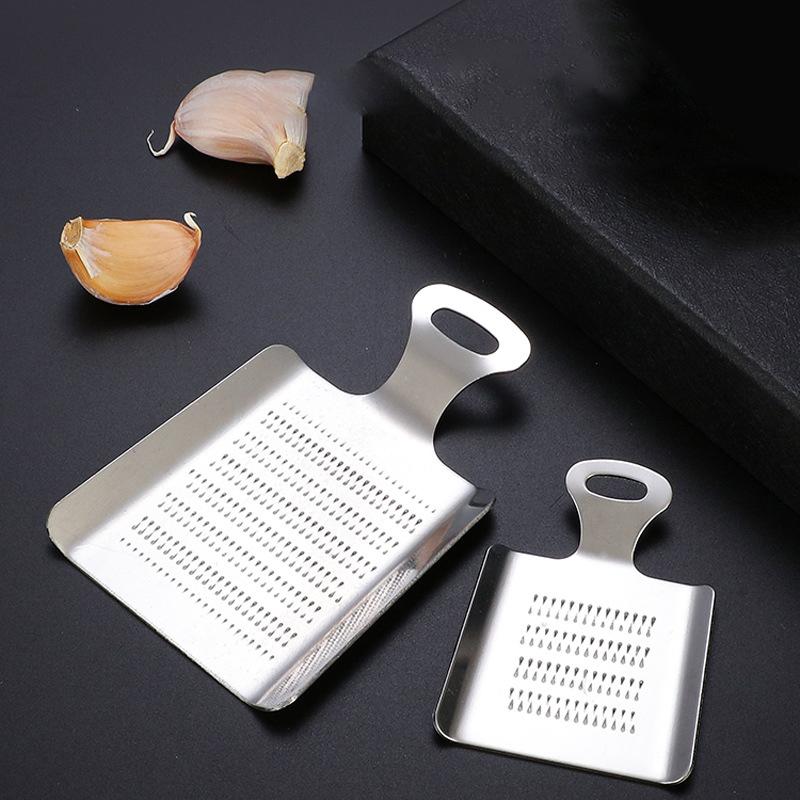Ginger Grater Wasabi Grater Crusher Stainless Steel Garlic Grinder Kitchen Fruit Root Vegetables Ginger Grinding Tool