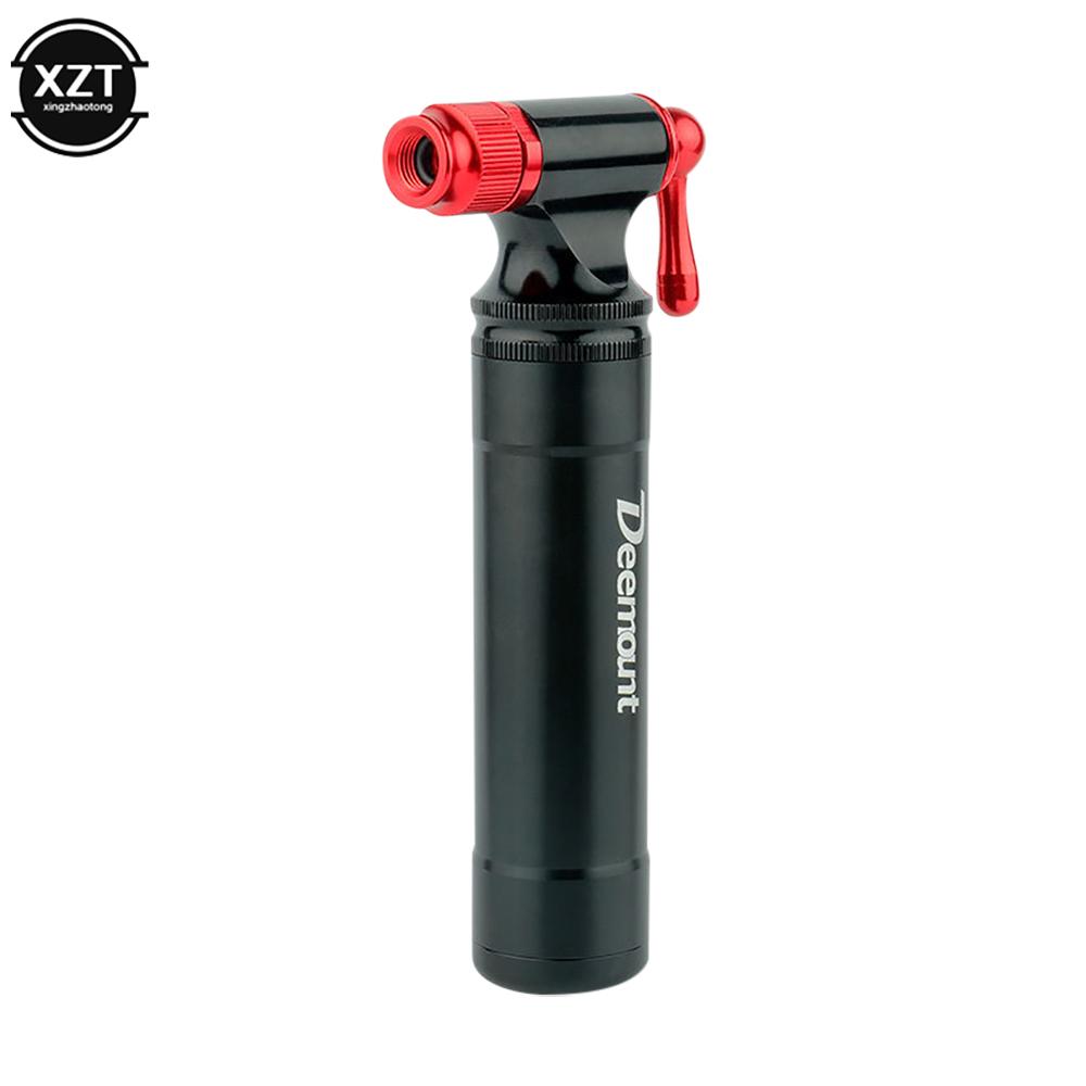 Mini Bicycle CO2 Inflator Presta Schrader Valve Compatible Road Bike MTB Tire Pumping Threaded N Unthreaded Cartridge Head Fits