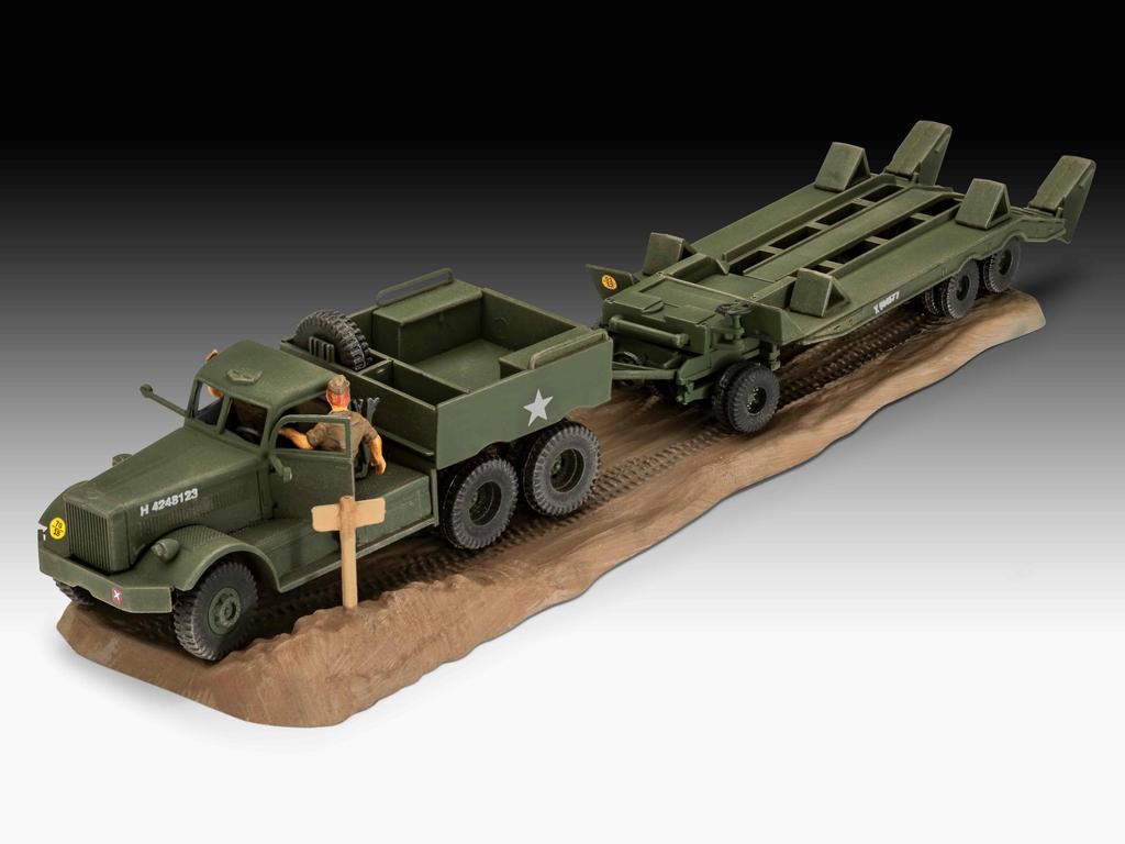 German Revell 1/76 M19 Tank Transporter Plastic Model Kit 03364 (Combat Vehicle)