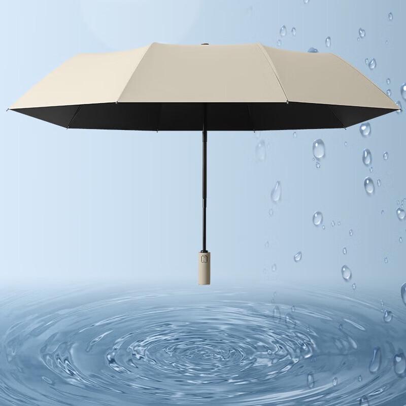 OIMG Automatischer faltbarer Sonnenschutz-Regenschirm