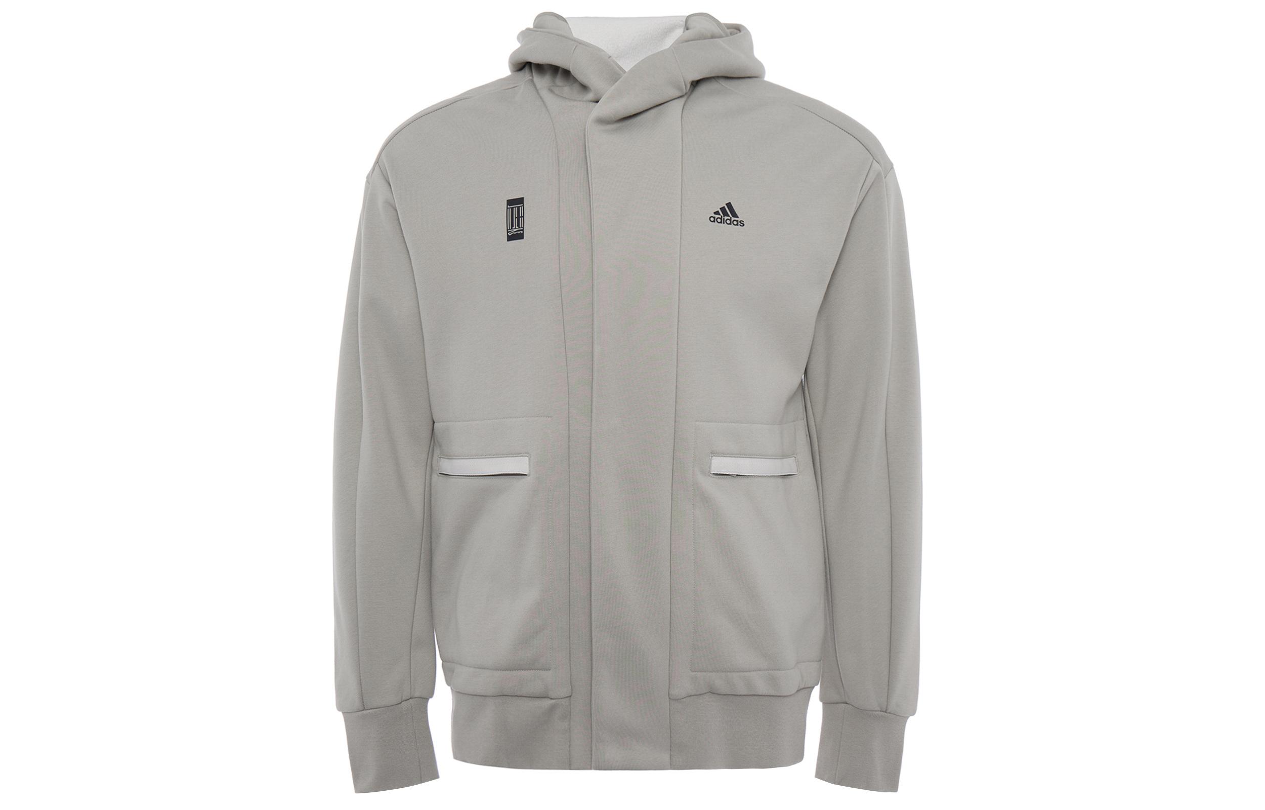 Adidas Wuji Series Jacket Men s Leather Gray H39301 XL