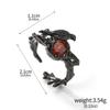Game Love And Deepspace Sylus Brooch Cosplay Ruby Necklace Black Crow Badge Pendant Corsage Pin Jewelry Backpack Badge Accessory