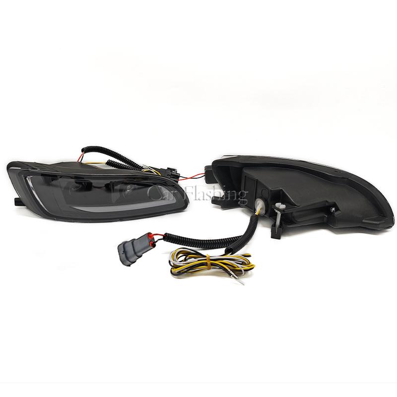 Car LED DRL Daylights For Lexus RX300 RX330 RX350 2003-2009 Harrier 2003-2006 with Turn Signal Daytime Running Light fog lamp