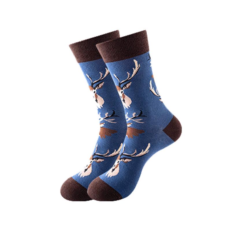 

Трендовые носки средней длины для трансграничной торговли: Животный узор Дизайн собаки и кошки для мужчин и женщин