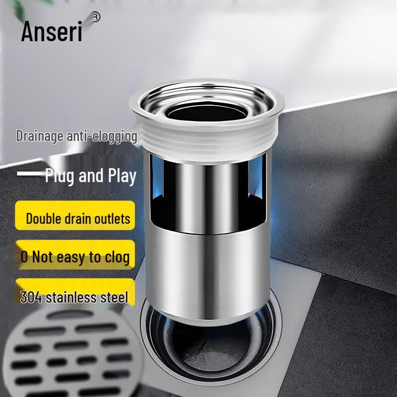 Ansell Odor-Proof 304 Stainless Steel Floor Drain