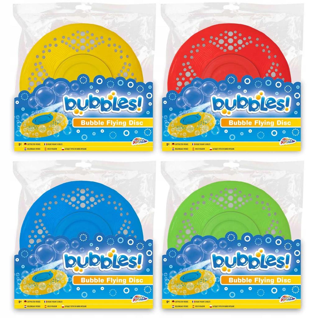 BUBBLES Disco Voador Frisbee Fluido de Bolhas 25 cm