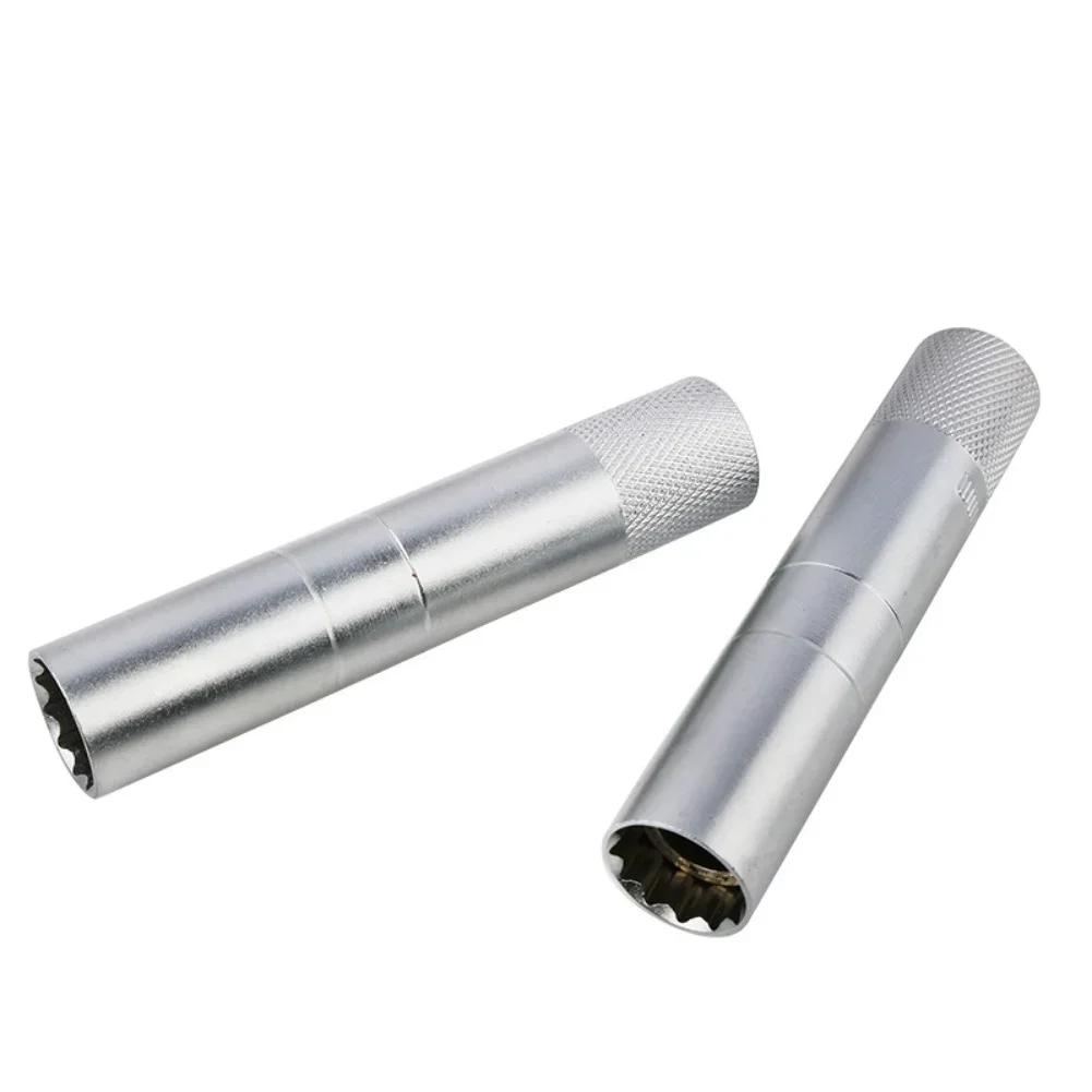 16mm Magnetic Spark Socket Wrench Flexible Thin Wall 12 Angle Chrome Vanadium Steel for Automotive and Motorcycle