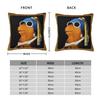 Marcus The Worm Meme Pillow Case Girl With A Pearl Earring Cushion Cover Awesome Zippered Decor Pillowcover For Car 18"