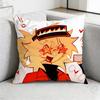 EElliot Anime PPizza Pillow Case Antidustmite Pillowcase Invisible Zipper Silky Short Plush Sofa Cushion Cover