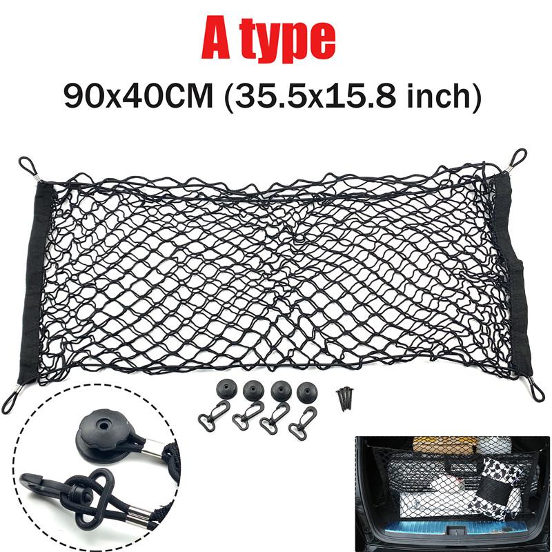 Car Rear Cargo Trunk Storage Organizer Net For Hyundai SantaFe Veracruz Mistra Tucson Veloster Rohens AZERA  Avante IONIQ