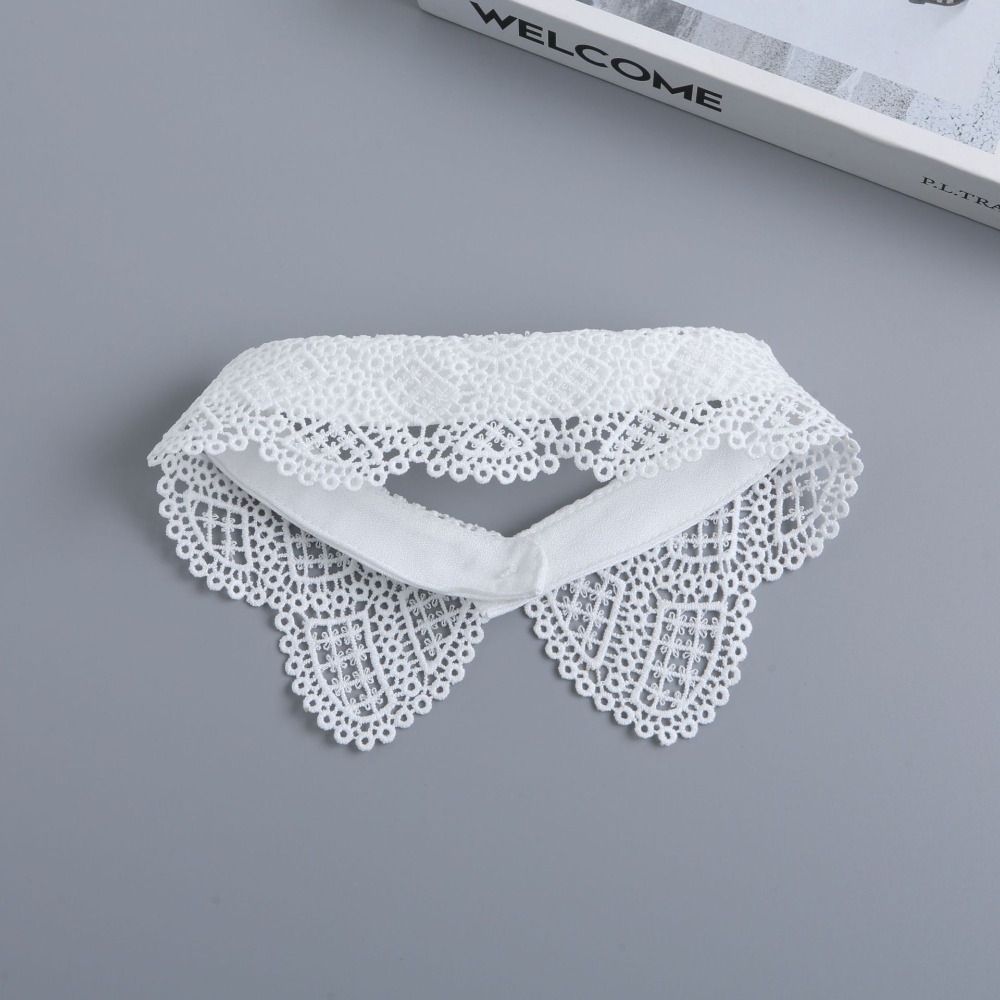 Lace Hollow Collar Detachable Shawl Decoration New Fake Collar  Women