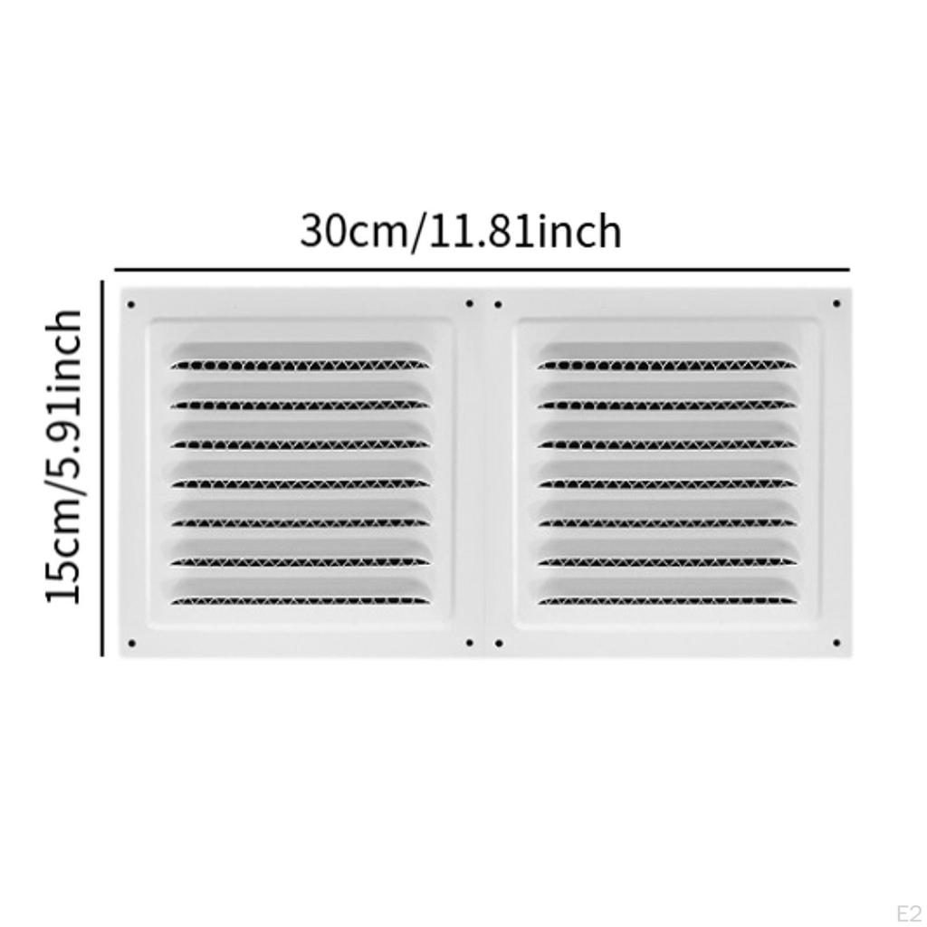 Ocelový kryt mřížky ventilace pro domácnost, koupelnu, boční stěnu