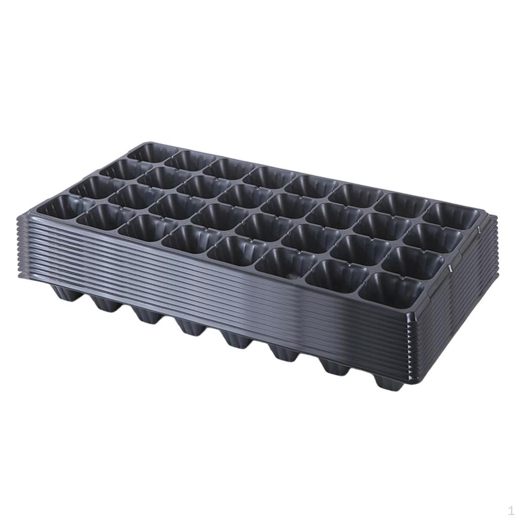 12 Cellular Seed Trays with Drainage Hole, Starter Pots for Fruit