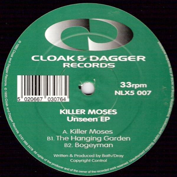 

12inch Record KILLER MOSES Unseen EP NLX5007 Cloak And Dagge 1995 UK Dance Electronica Used