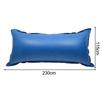 Großes aufblasbares Poolkissen 115 x 230 cm, konzipiert zur Verhinderung von Blättern und Schmutz in Schwimmbädern, hergestellt aus PVC-Material