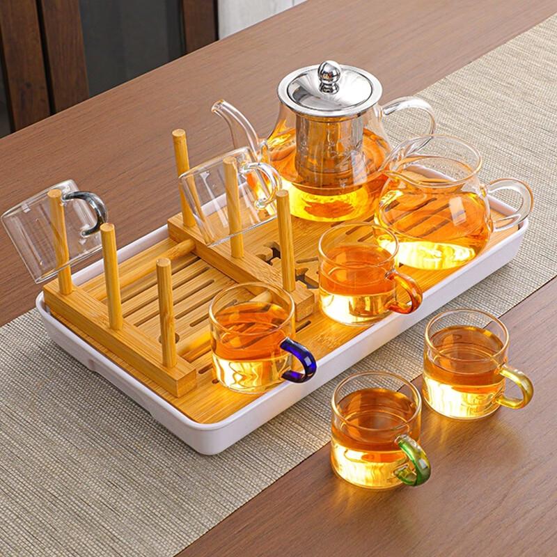 Zhaoran Eight Steeds Heat-Resistant Glass Gongfu Tea Set