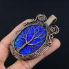 Tree Of Life Lapis Lazuli Pendant Handmade Gemstone Jewelry, 999 Copper Wire Wrapped Pendant ,Unique Design Jewelry Pendant