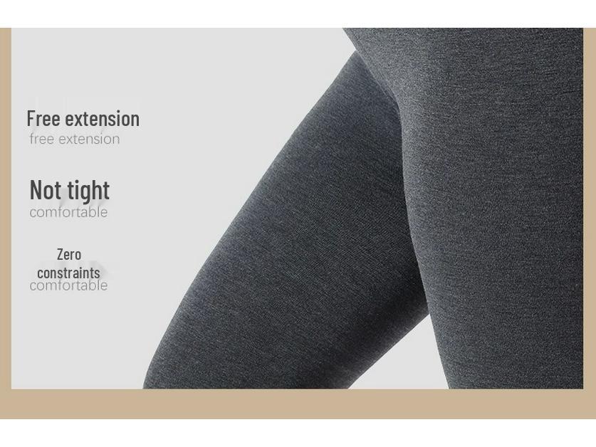 Women's Plus Size Warm Autumn/Winter Leggings: Velvet-Lined, Cotton, No Drooping, Fits Up To 200 Jin