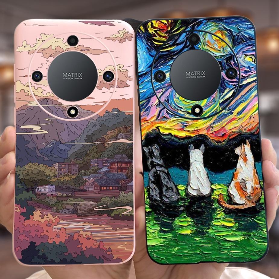 For Honor Magic 6 Lite Case Cute Fashion Candy Painted Cover Shockproof Phone Case For Honor Magic6 Lite 5G Fundas 6.78'' Bumper