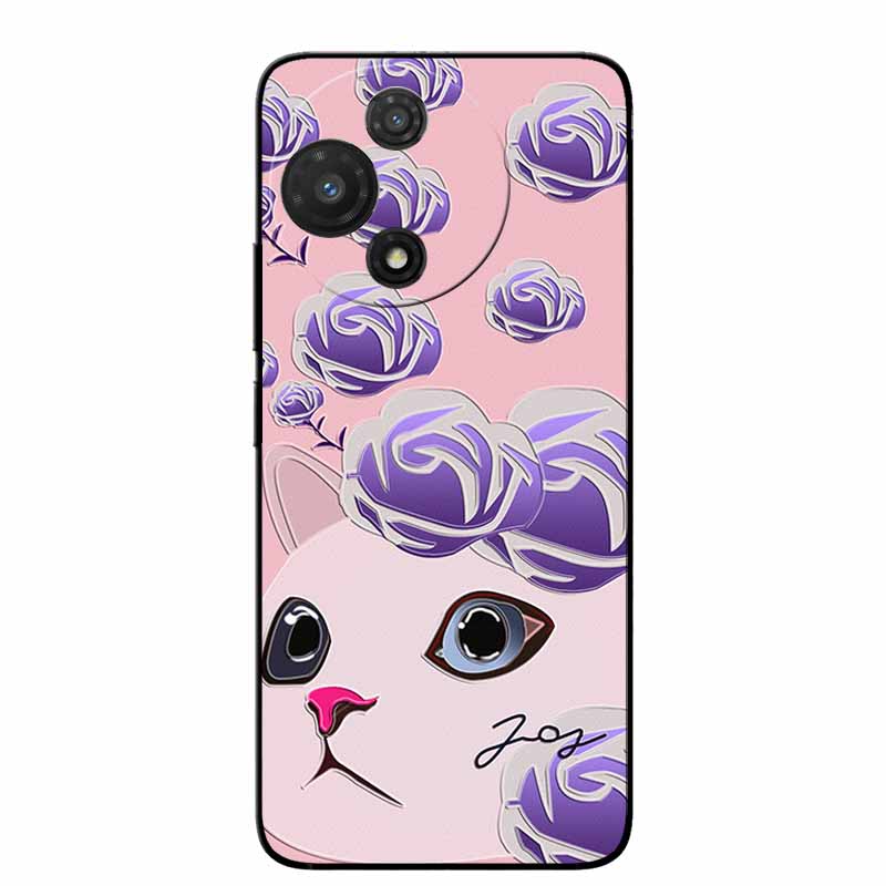 3D Cartoon Emboss Case For TCL 60R / TCL 60 SE NxtPaper Relief Embossed Retro Silicone Covers For 60 SE NXTpaper 5G Anime Bumper
