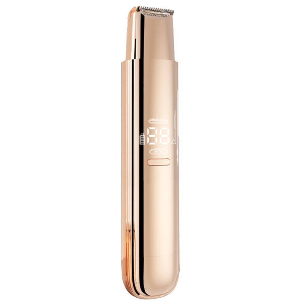 LED Display Women Hair Trimmer Rechargeable Full Body Hair Removal  Private Area