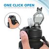 1L Sports Water Bottle Gym Travel Drinking Leakproof Bottle With Straw BPA-Free
