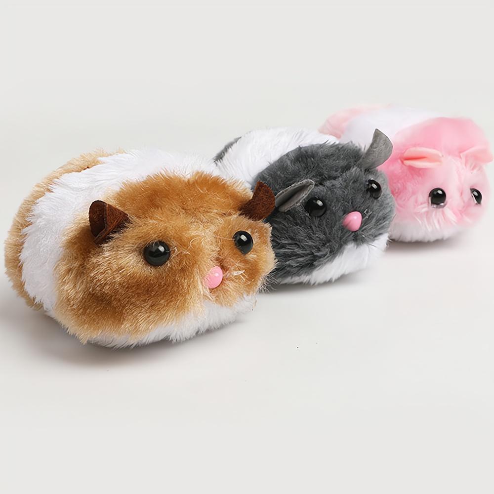 Cute Cat Teaser Toys Shake Movement Plush Mouse Indoor Boredom Relief Toys for Cat Funny Pet Interactive Toys
