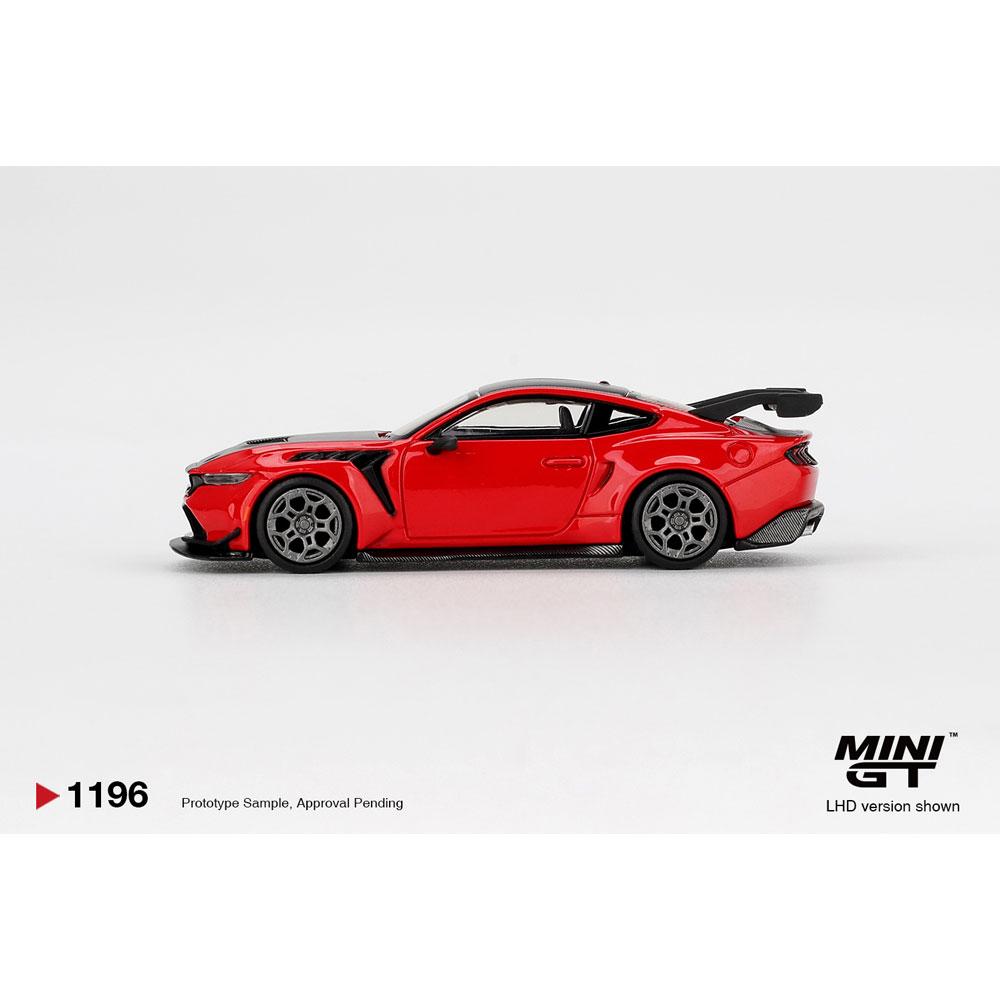 Presale MINIGT 1/64 Ford Mustang GTD Race Red Diecast Model Car High Performance Model Gift for Boys Adults