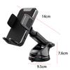 Gravity Sucker Car Phone Holder Retractable Cell Phone Support 360° Rotation Auto Smartphone Stand for Cellphones 4.7-7.9Inch