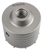 85mm carbide hole saw with SDS+ adapter and pilot drill