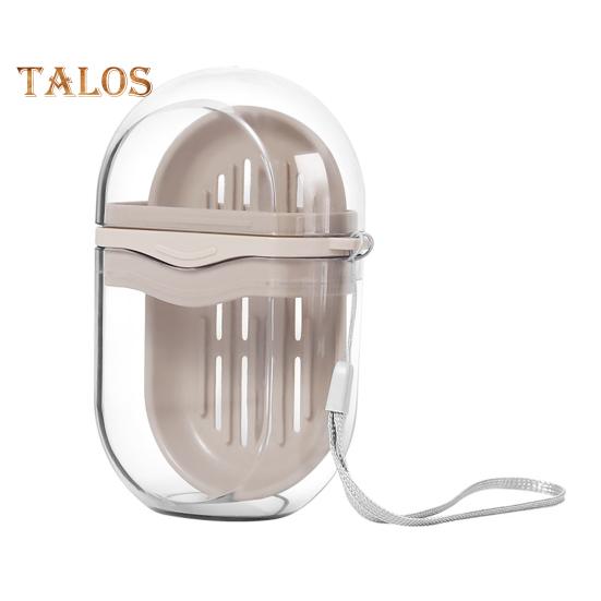 

Дорожная мыльница с прозрачным дизайном, компактная переносная герметичная мыльница с крышкой, мыльница с поддоном для слива чистый