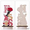 1PC hot-selling Valentine's Day decorative products Wooden Valentine's Day ornaments LOVE atmosphere dress up table