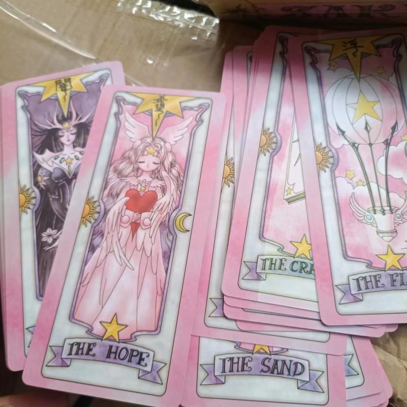 Card Captor Sakura Clow Card 60Pcs 1 Set Card Captor Sakura Clow Cards Cosplay Deluxe Edition Anime Prop Gift Toy Gift Box