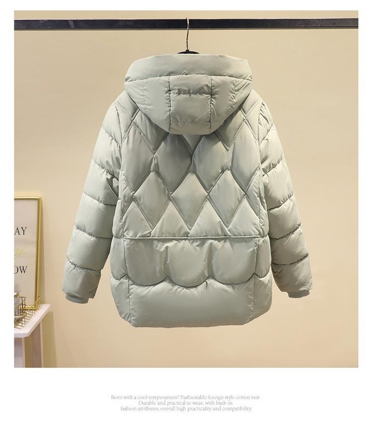 Women’s Short Hooded Windproof Thicken Warm Winter Jacket
