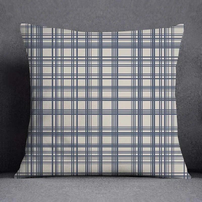 45x45cm Nordic Flower Geometric Pattern Decorative Pillowcase Square Pillowcase Home Office Decorative Cushion Cover