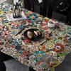 Blumen T-Takashi Kunst M-Murakami Rechteckige Tischdecken Waschbar Party Küche Esszimmer Wohnzimmer Geburtstagsdekoration Tisch