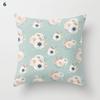 Light Blue Green Mint Color Geometric Printing Pattern Cushion Cover Home Living Room Sofa Decoration Square Pillow Pillow Cover