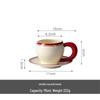 Striped Ceramic Water Cup & Teapot Set for Living Room and Afternoon Tea