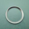 1Pc 3D Aluminum Car Steering Wheel Front Rear Black Emblem Badge Surrounding Ring Sticker for 45mm Logo/74mm Logo/82mm Logo