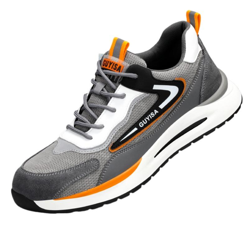 Labor Insurance Shoes Men's Four-season Anti-smash and Anti-piercing Lightweight Steel Bag Head Work Shoes