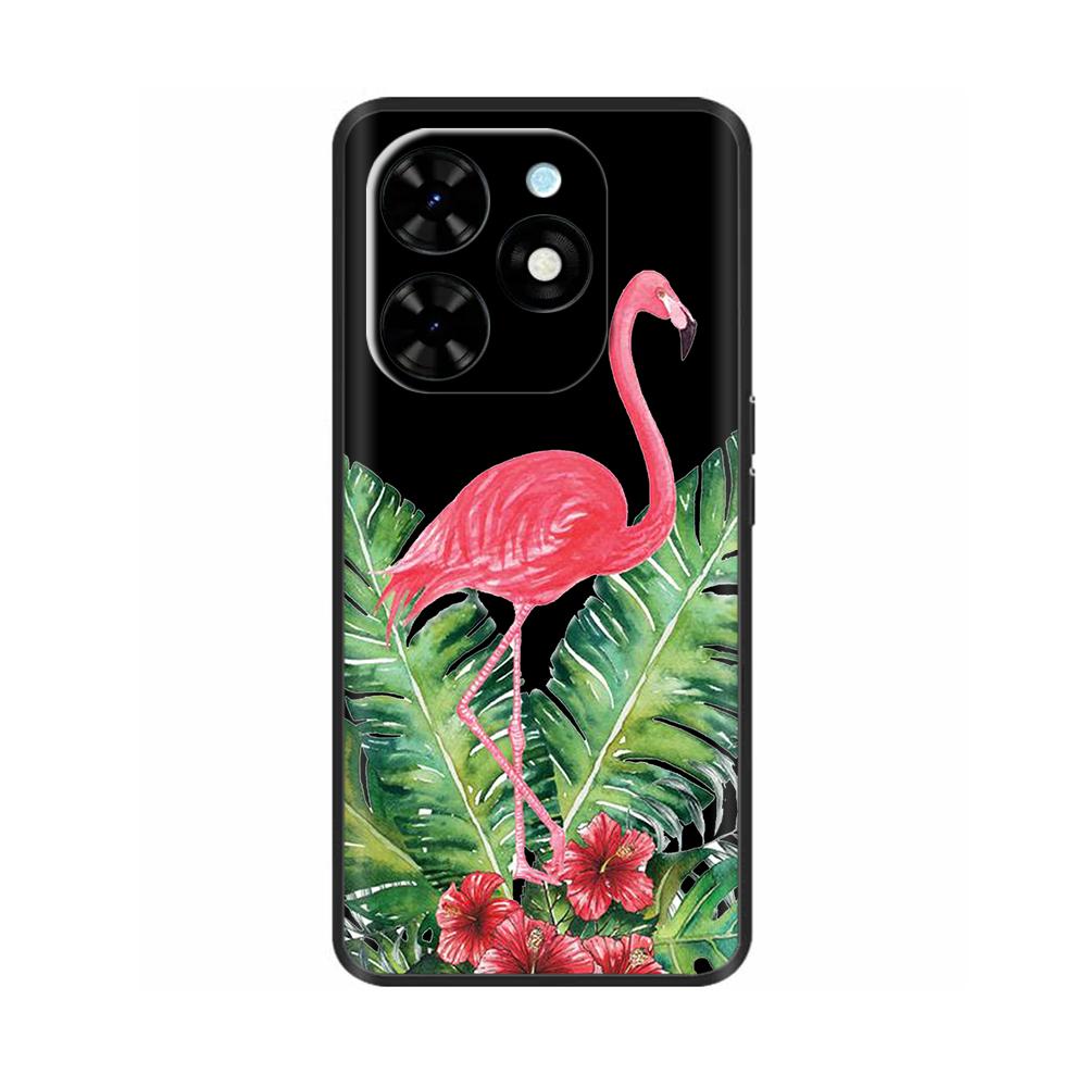 For Tecno Spark Go 2024 Case Luxury Flower Painted Capa Silicone Soft Cover For Tecno SparkGo 2024 BG6 Shockproof Phone Shell